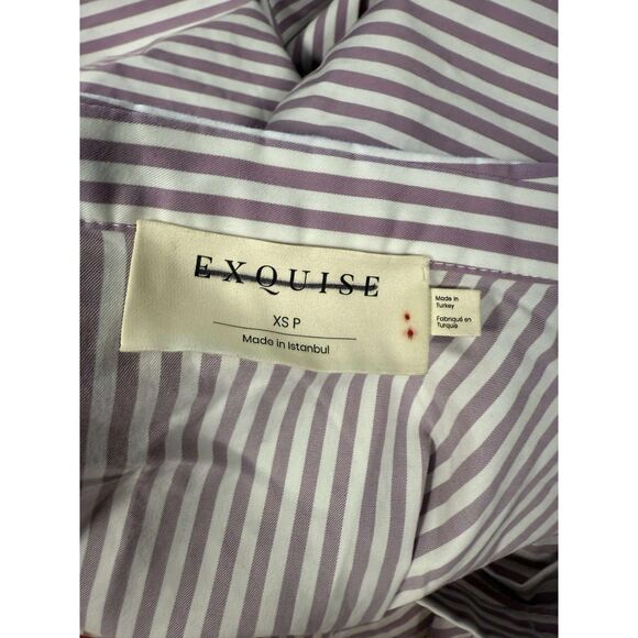 New Anthropologie The Tobie Button-Front Pleated Shirt Dress by Exquise Size XsP - Picture 6 of 10